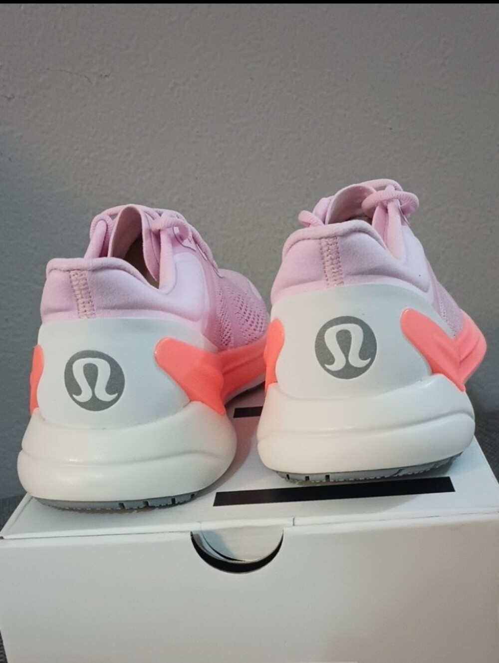 lululemon athletica Pink and Coral Womens Running Sneakers - Picture 6 of 10